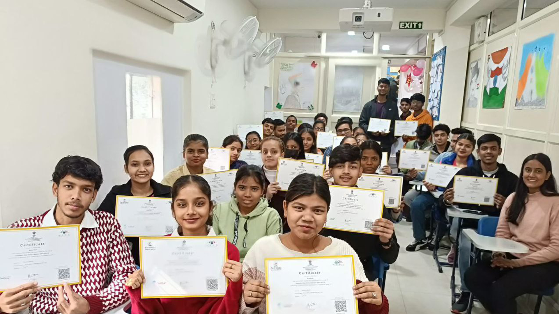 Aatmanirbhar Training Centre classroom